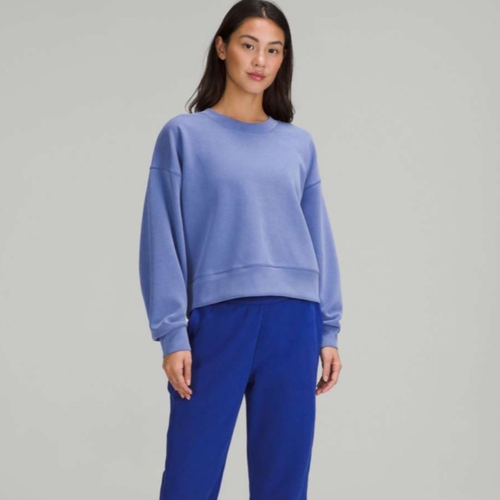 Lululemon Perfectly Oversized Crop Crew Softstreme Sweatshirt